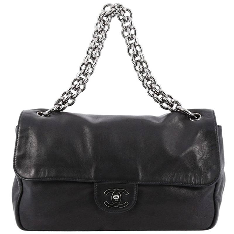 Chanel Soft and Chain Flap Bag Lambskin Medium