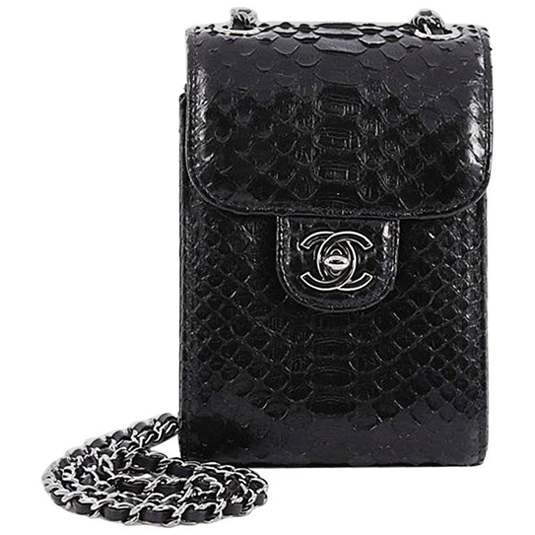 Chanel Wallet on Chain Python Extra Mini at 1stDibs chanel python