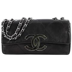 Chanel Oversized CC Flap Bag Quilted Leather East West