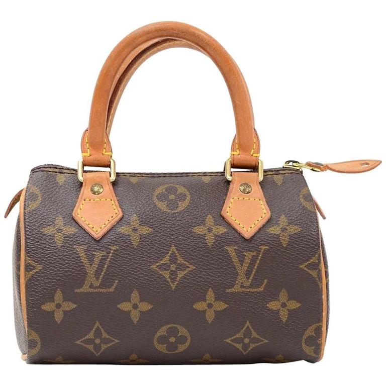 Louis Vuitton Mini Speedy Sac HL Monogram Canvas Hand Bag at