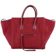 Celine Phantom Handbag Nubuck Medium