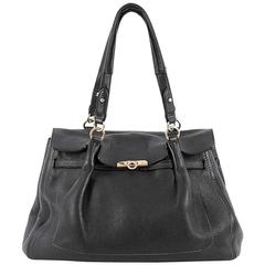 Salvatore Ferragamo Fara Satchel Leather Large 11