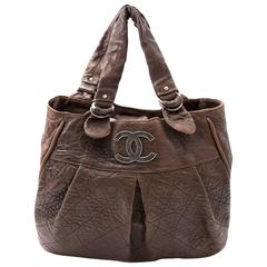 Chanel Large Brown Leather Shopper