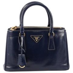 Prada Double Zip Lux Tote Vernice Saffiano Leather Mini 4