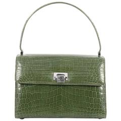 Tiffany & Co. Maddie Lunchbox Bag Crocodile Small