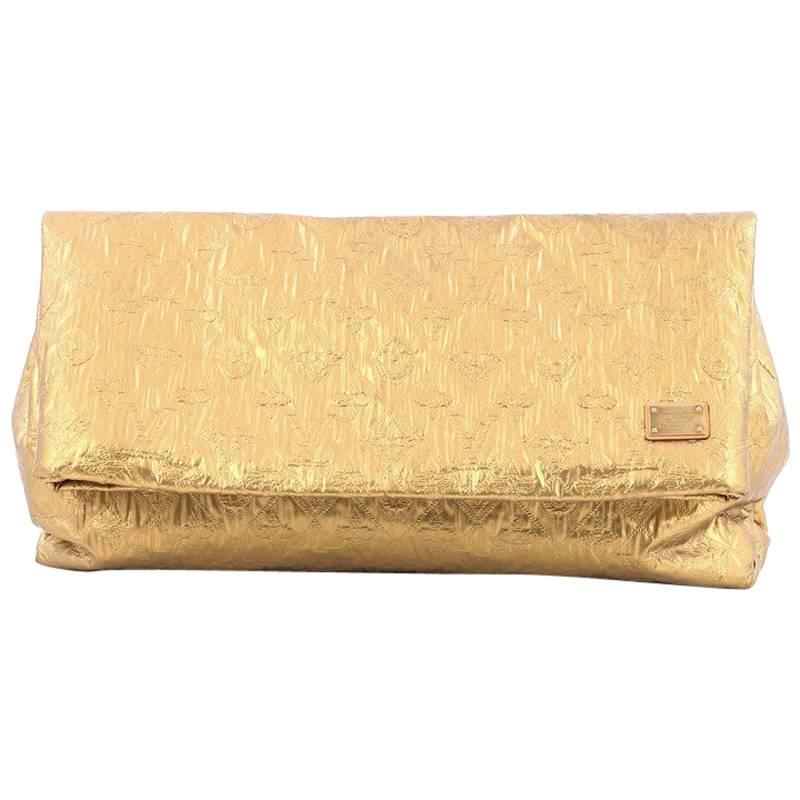 Louis Vuitton Limelight Clutch Metallic Jacquard Textile GM