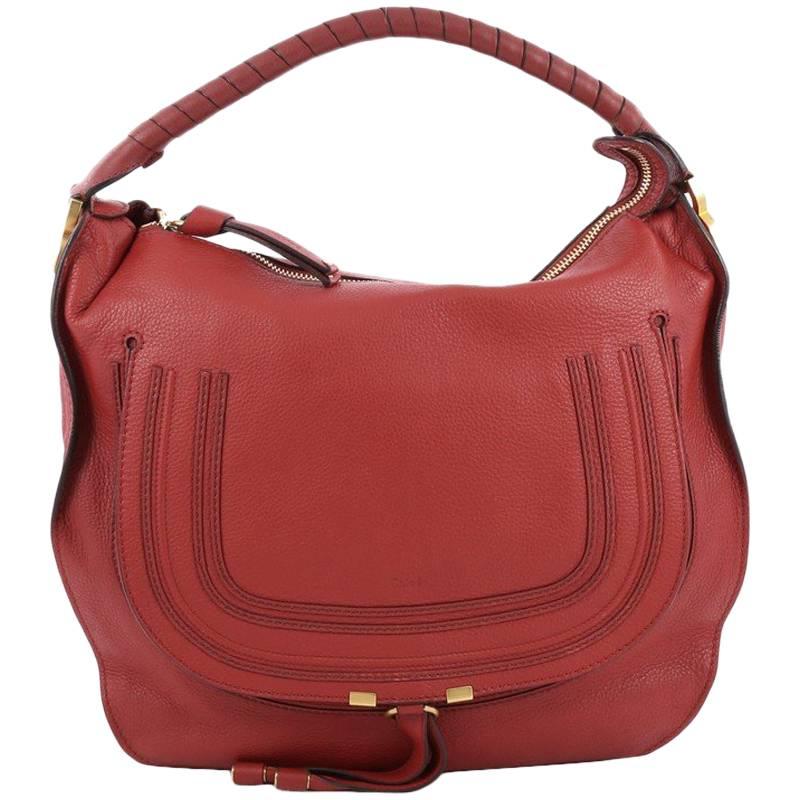 Chloe Marcie Hobo Leather Large