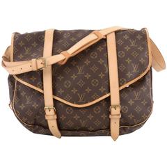 Louis Vuitton Saumur Handbag Monogram Canvas 43