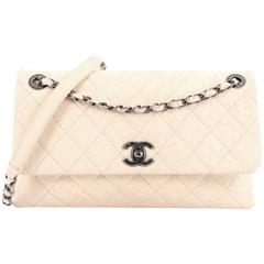 Chanel CC Flap Bag Quilted Aged Calfskin Medium