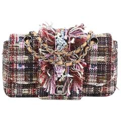 Chanel Flap Bag Tweed with Swarovski Small