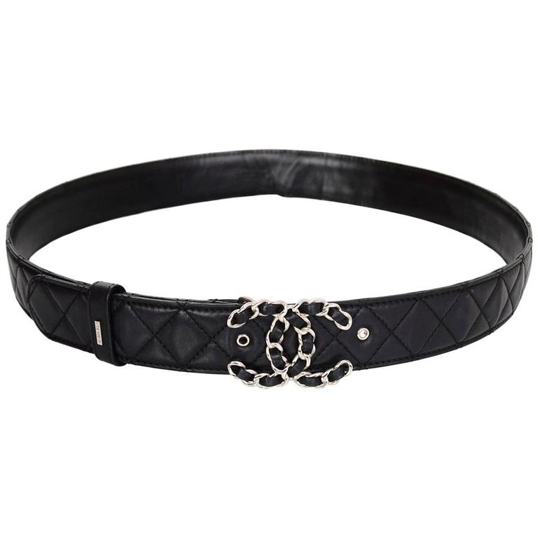 Saint Laurent Glossed-leather Belt - Women - Black Belts