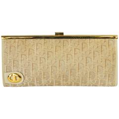 Vintage 1960s Christian Dior Monogram Printed Clutch