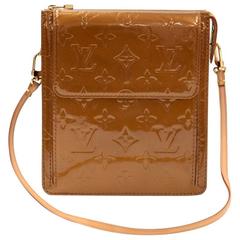 Vintage Louis Vuitton Mott Bronze Vernis Leather Handbag 