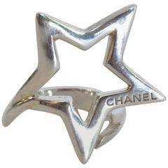 Chanel Sterling Shooting Star Ring 