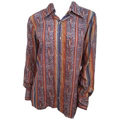 1970s Givenchy for Chesa Printed Shirt 2