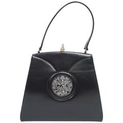 1960s Handbag with Pearl Medallion 8