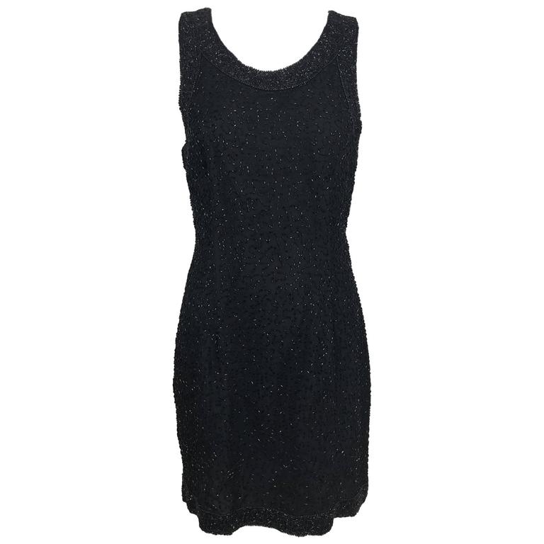 laurence kazar beaded dress 