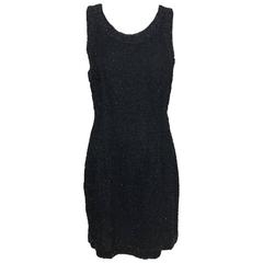 1990s Escada black silk/velvet bubble tail cocktail dress For Sale at ...