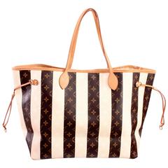 Louis Vuitton Rayures Neverfull Tote Bag GM Limited Edition + Staubschutzhülle 2011