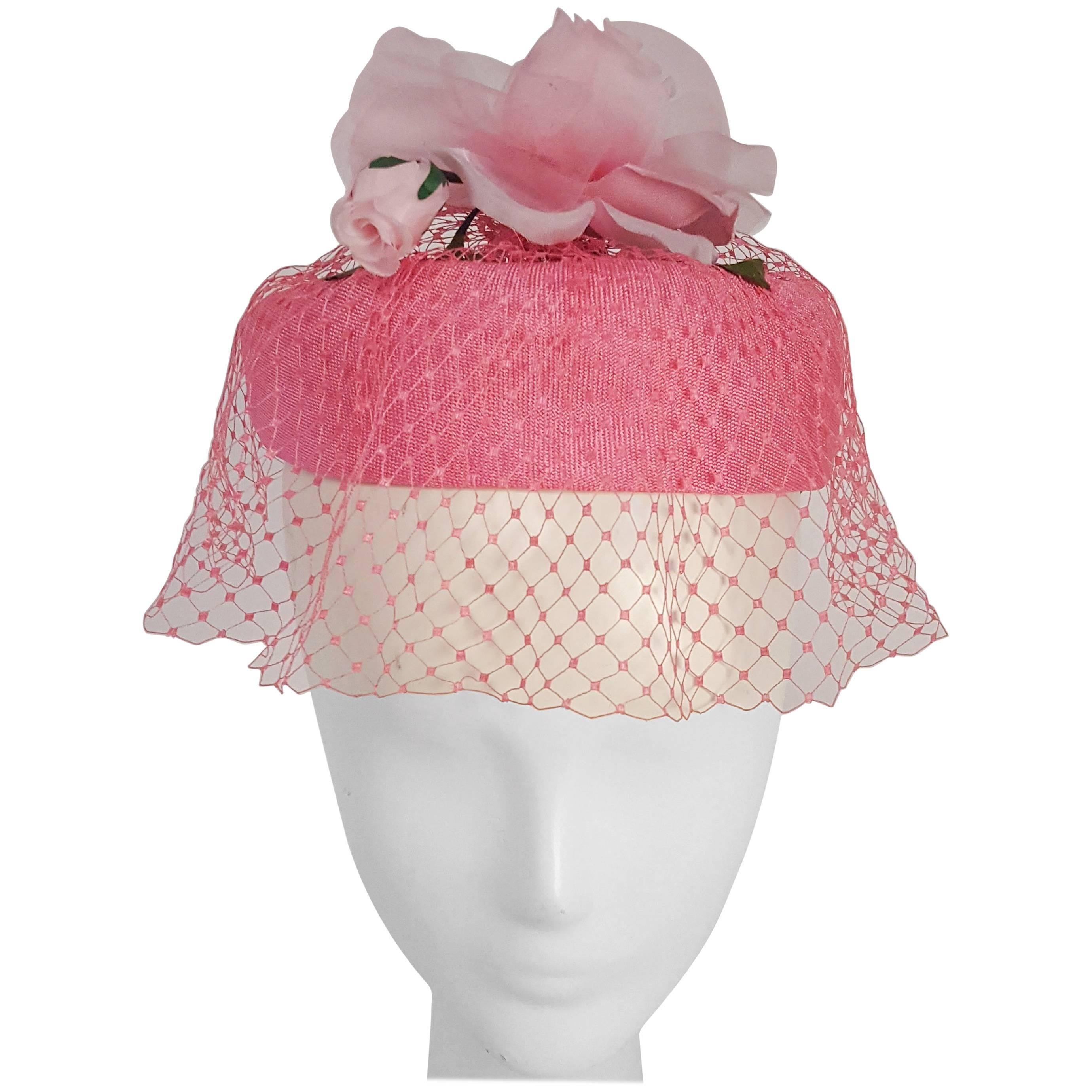 1960s Circlet Hat w/ Veil For Sale