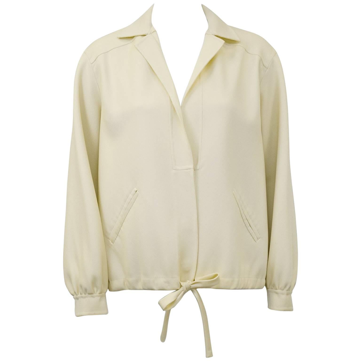 1970's Mila Schon Cream Jacket  For Sale