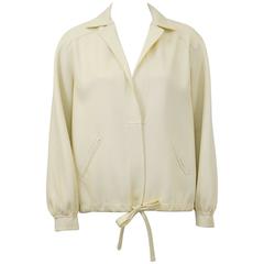 1970's Mila Schon Cream Jacket 10