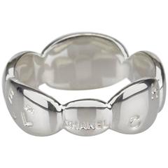 Chanel Silver Pebble Ring 5
