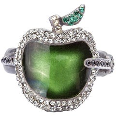 Undercover Green Apple and Arrow Ring