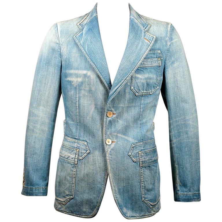 tailored denim jacket