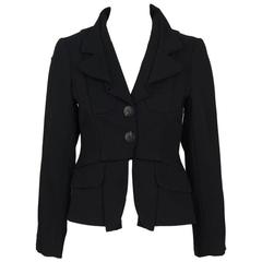 MAISON  MARGIELA Tailored Black Wool Jacket