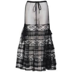 Sheer Lace Skirt