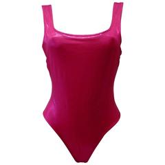 Gianfranco Ferre Pink Lurex Stretch Bathing Suit