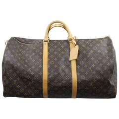 Louis Vuitton Keepall 60 TYravel bag in monogram canvas 2