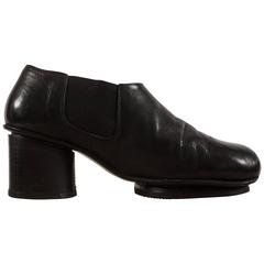 Maison Martin Margiela Autumn-Winter 1999 black leather shoes with socks