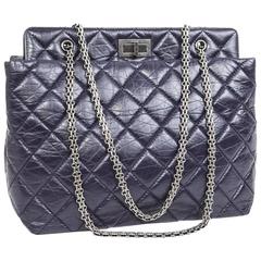 CHANEL Purple Quilted Leather Bag 12