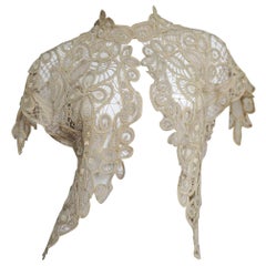 Vintage Silk Guipure Lace Exquisite 1930s Jacket