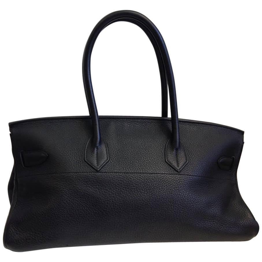 Hermes Birkin 42mm JPG black handbag For Sale