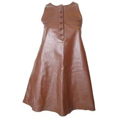 1970s Anne Klein Leather Jumper 5