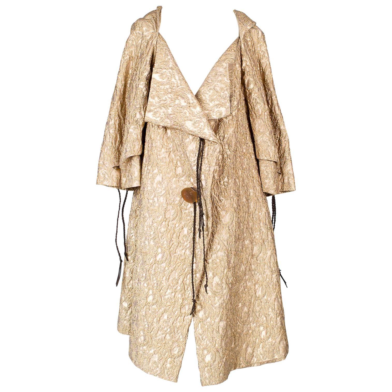 Vivienne Westwood Golden Brocade Opera Coat