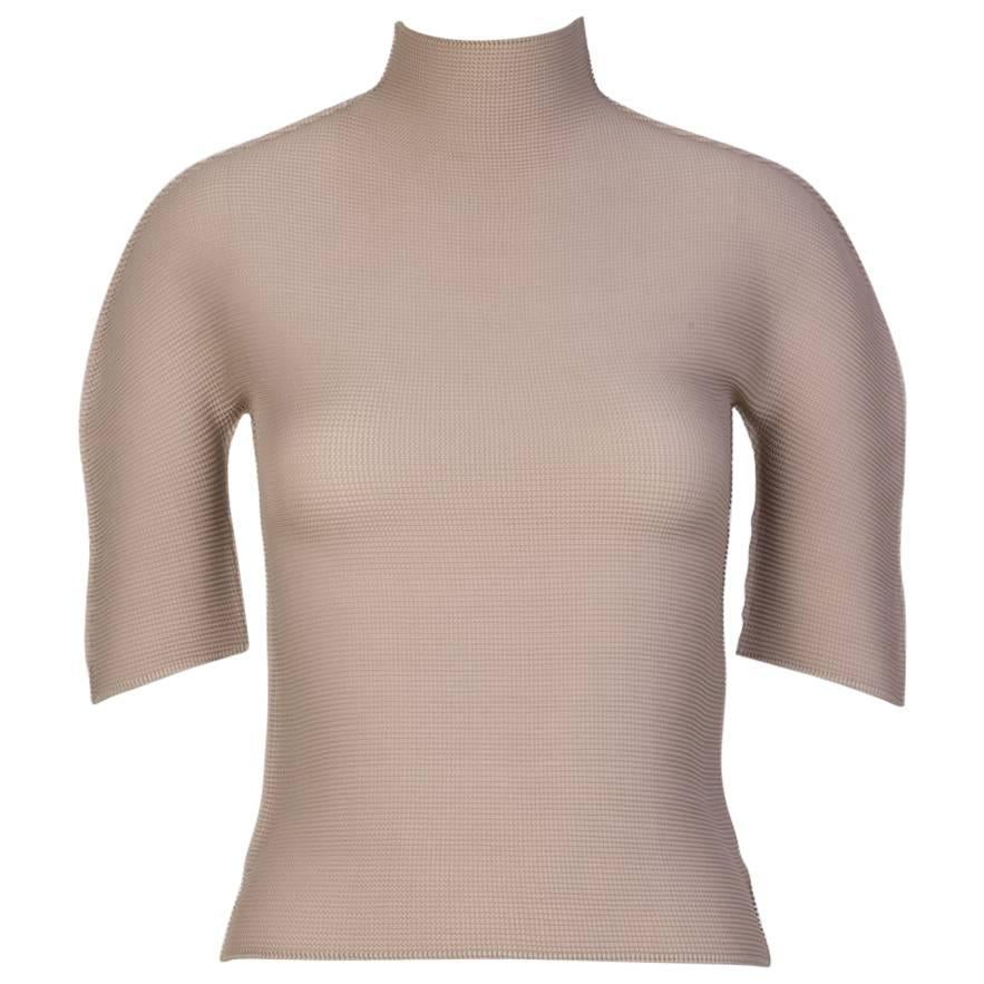 ISSEY MIYAKE PLEATS PLEASE Turtleneck For Sale