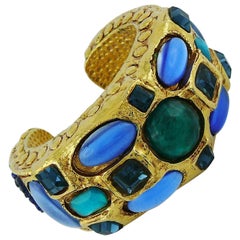 Kalinger Vintage Jewelled Cuff Bracelet