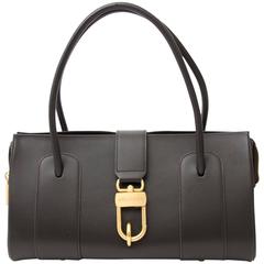 Delvaux Patent Tempête MM - Neutrals Handle Bags, Handbags