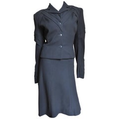 John Galliano Vintage Elaborate Runway Skirt Suit 6
