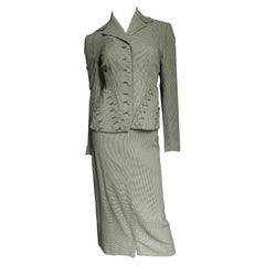 1940s Davidson's Madeleine Suit with Elaborate Button Detail