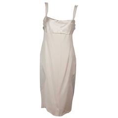 Ivory Valentino Silk Sleeveless Dress