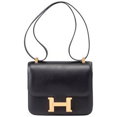New in Box Hermes Constance III Black Swift Bag