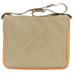 Louis Vuitton Messager Gray Damier Geant Canvas Messenger Laptop Bag 12