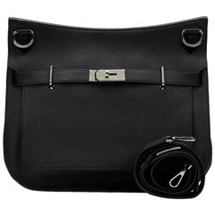 2009 Hermes Black Togo Leather Jypsiere 37