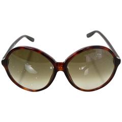 Tom Ford Tortoise Rhonda Round Frame Sunglasses with Case 7