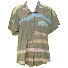 1980s Michaele Vollbracht Pastels Top